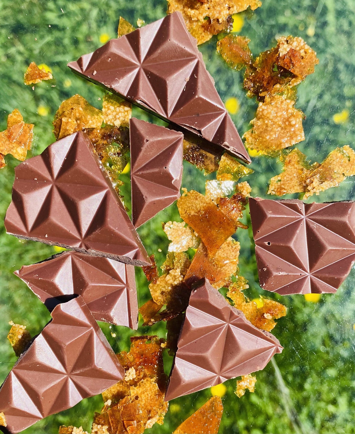 caramel sea salt chocolate pieces