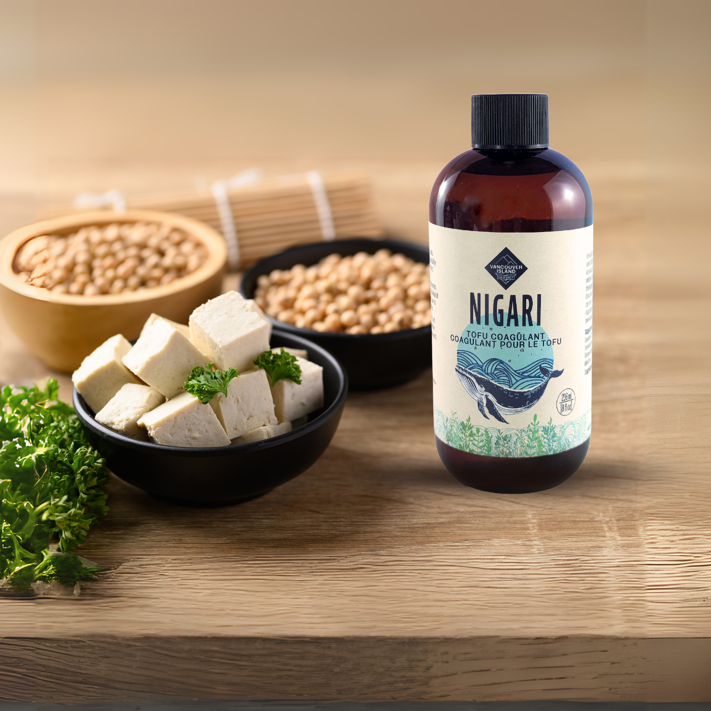 homemade tofu using Nigari