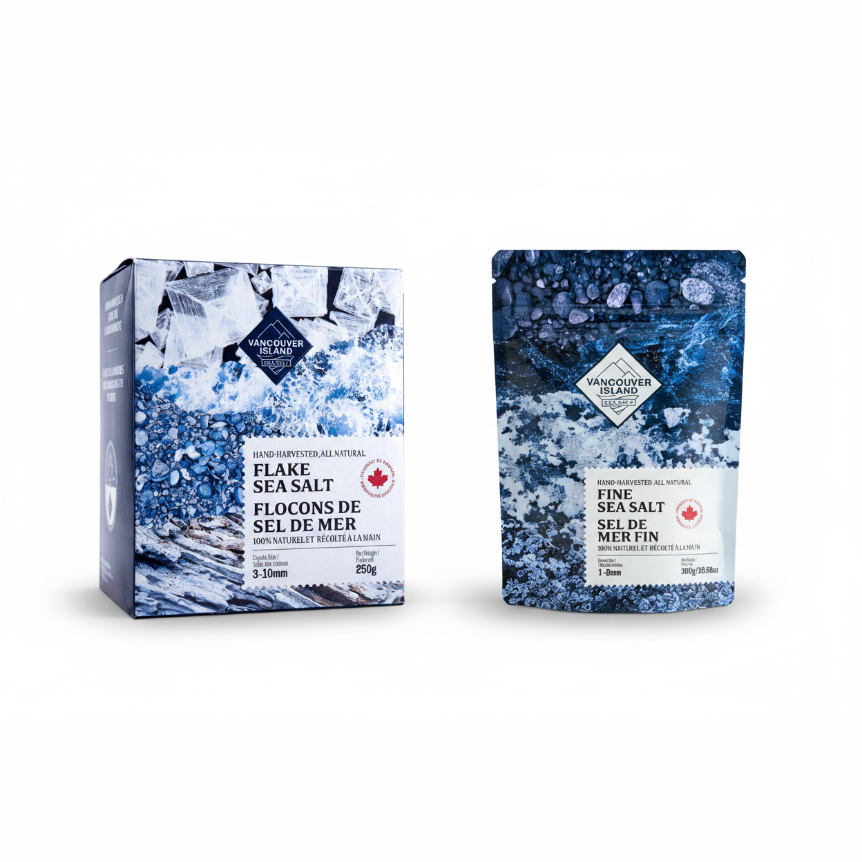 Sea Salt Bundle - Flake Left Fine Right