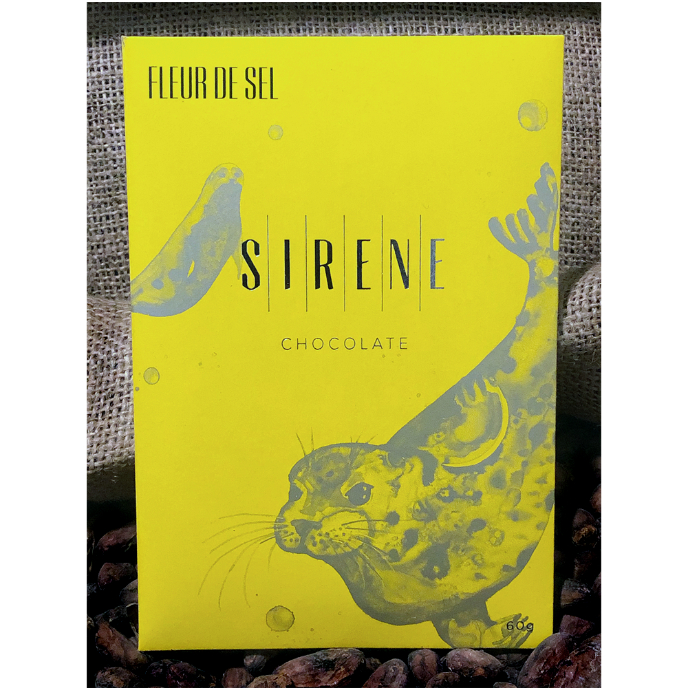 Sirene Chocolate - Fleur de Sel (73% Dark Chocolate)