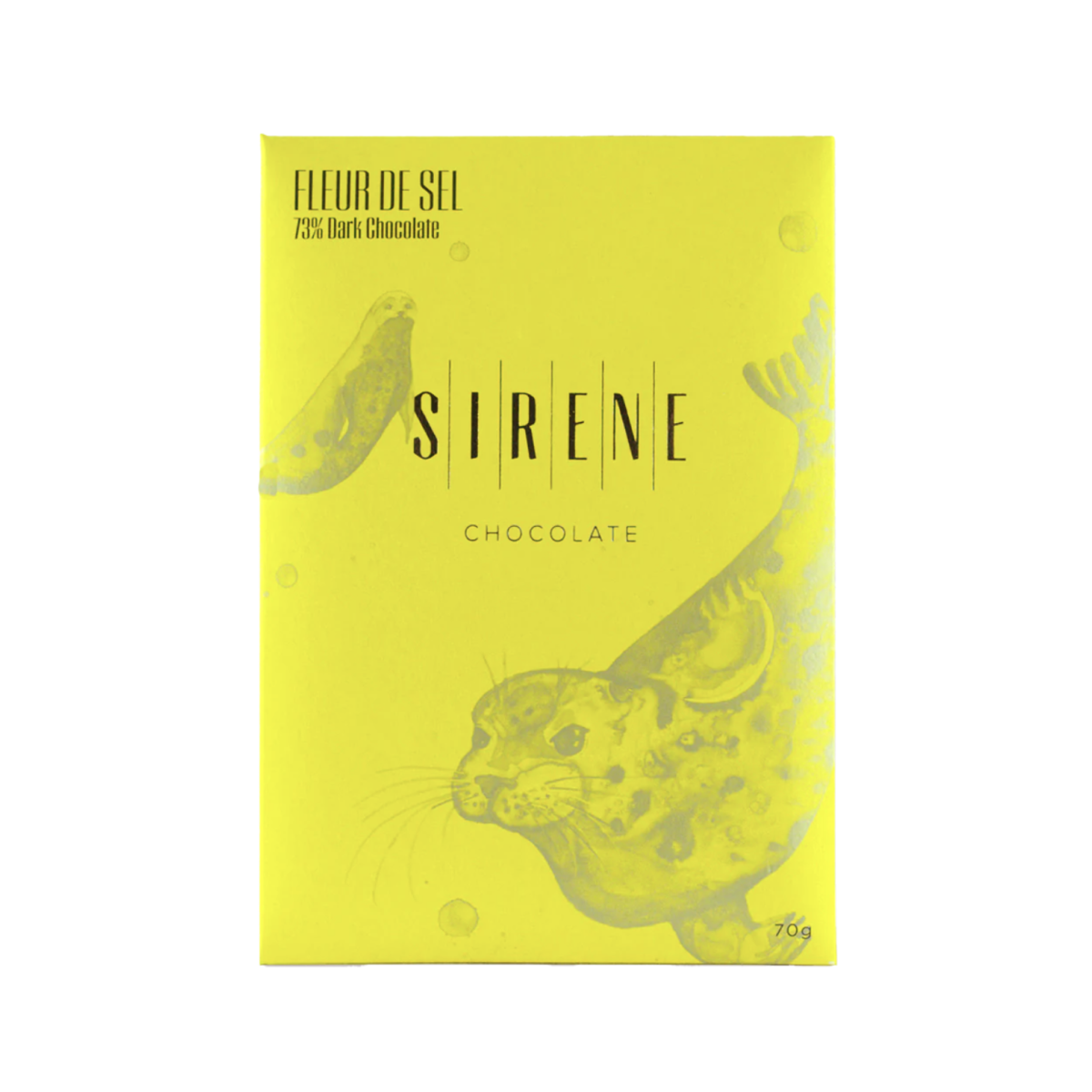 Sirene Chocolate - Fleur de Sel (73% Dark Chocolate)