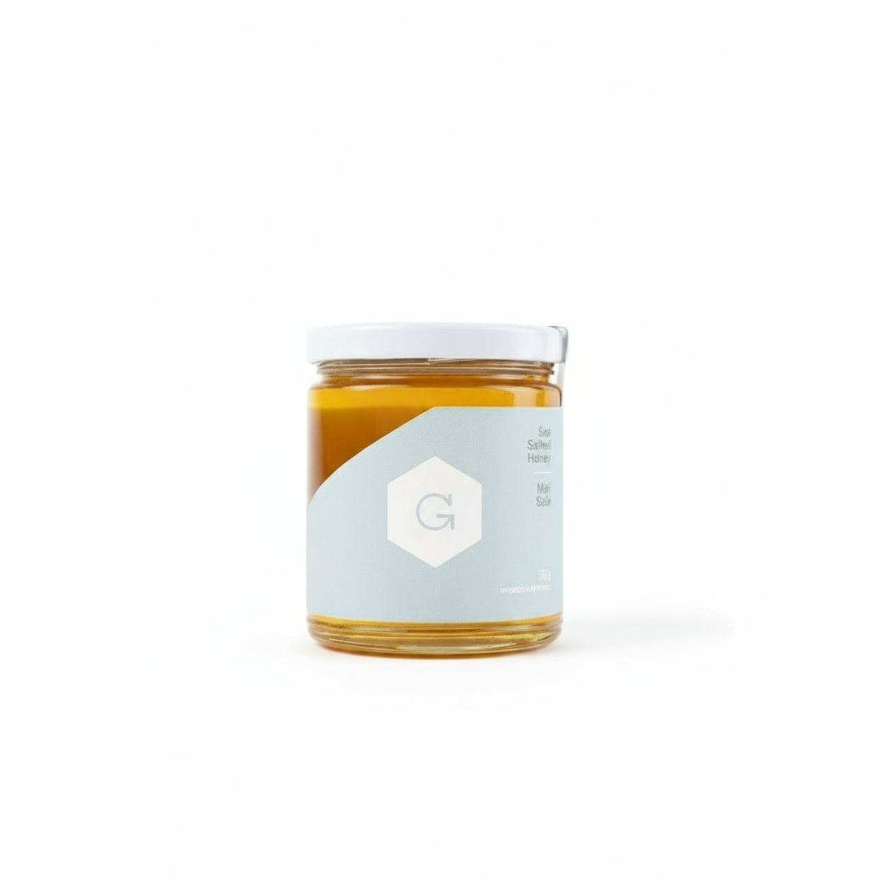 A photograph of a jar of gibbs honey