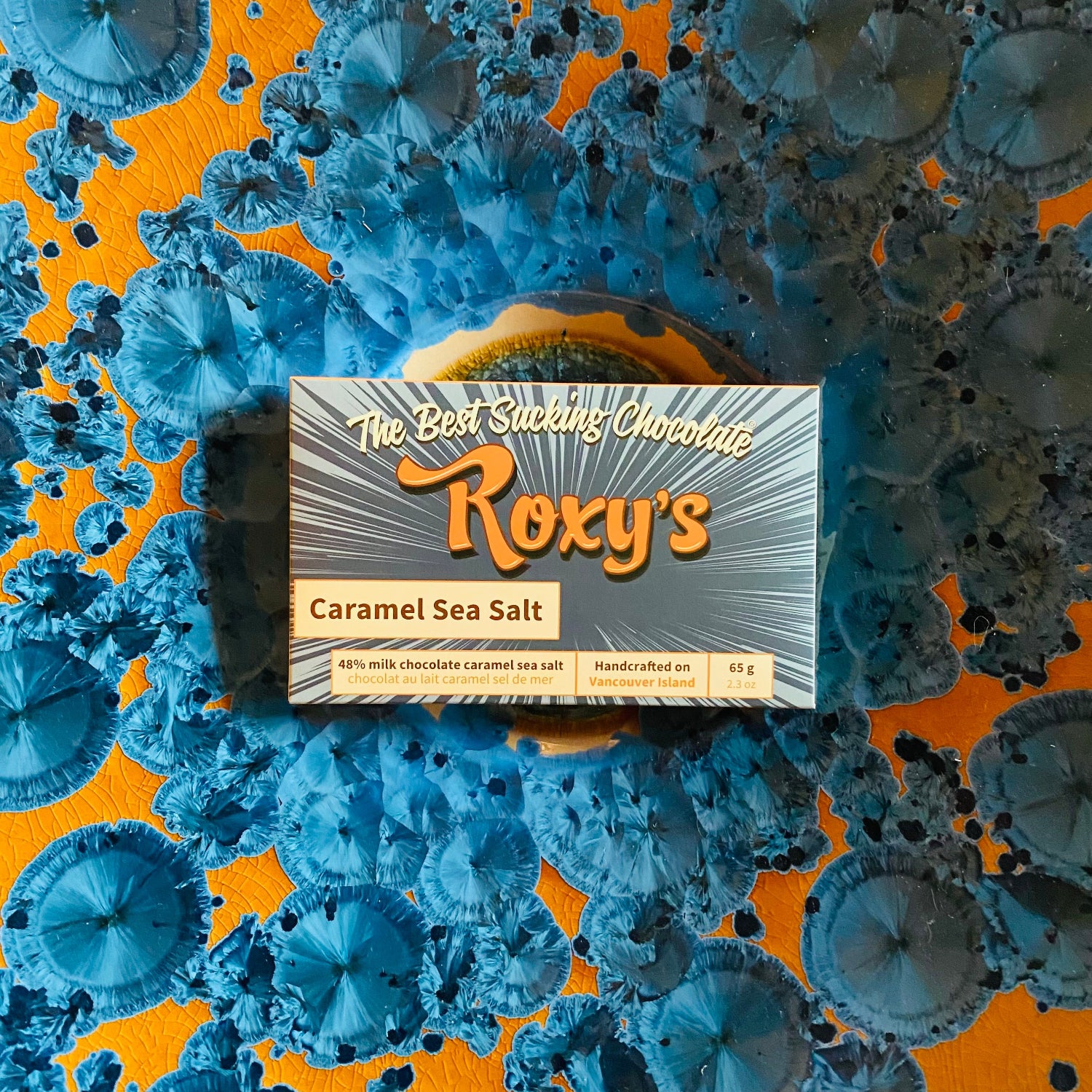 Roxy's Chocolate – Caramel Sea Salt Bar (Milk Chocolate)