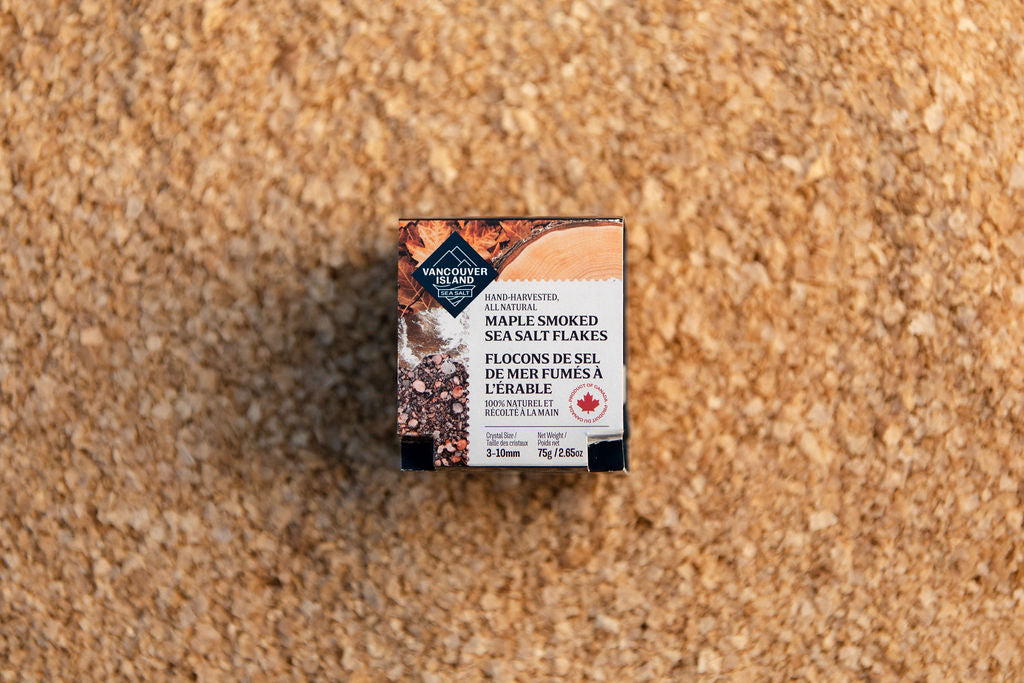 Maple Smoked Sea Salt Flakes (75g jar)