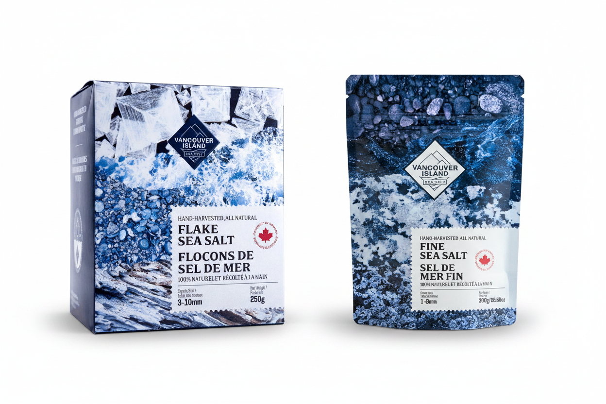 Sea Salt Bundle - Flake Left Fine Right