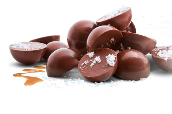 ChocolaTas Caramels salés au chocolat au lait 34%